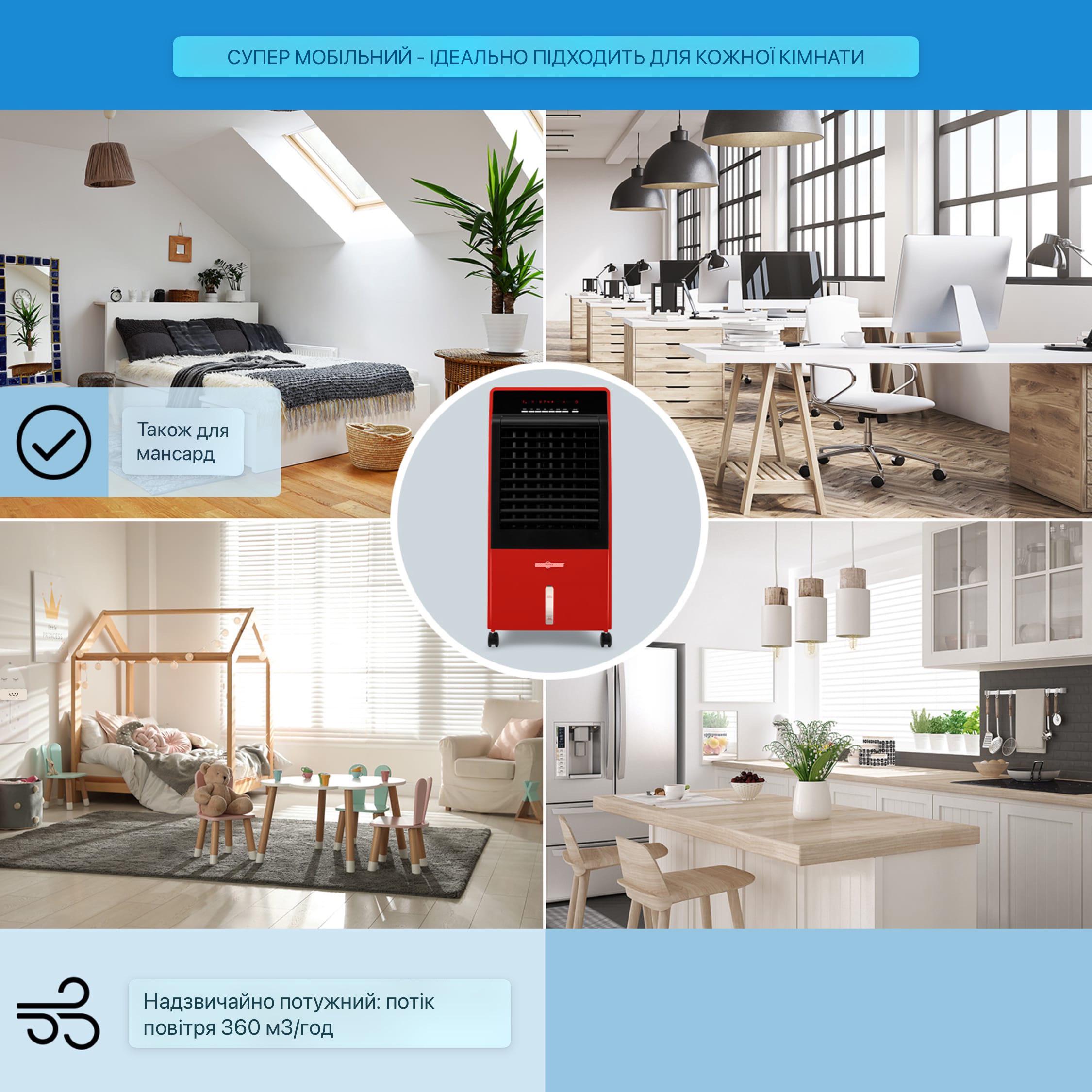 Вентилятор OneConcept CTR-1 4в1 з вбудованим таймером 65 Вт (10029735) - фото 6 Вентилятор OneConcept CTR-1 4в1 з вбудованим таймером 65 Вт (10029735) - фото 6