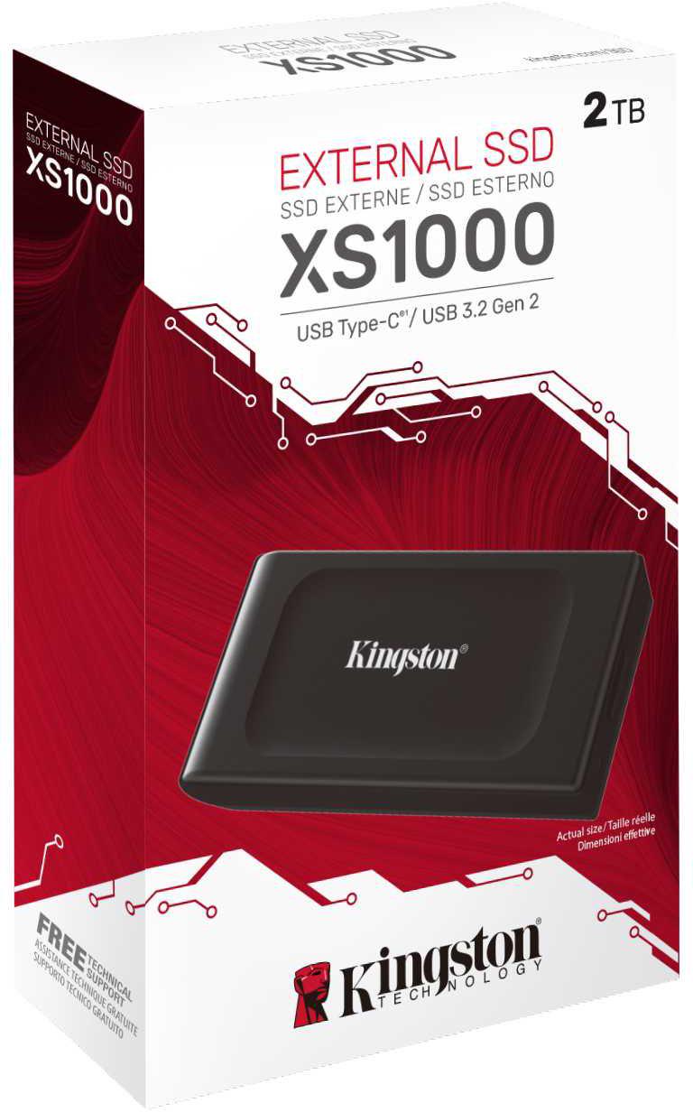 SSD-диск Kingston 3.2 Gen 2 Type-C XS1000 2 TB (SXS1000/2000G) - фото 7