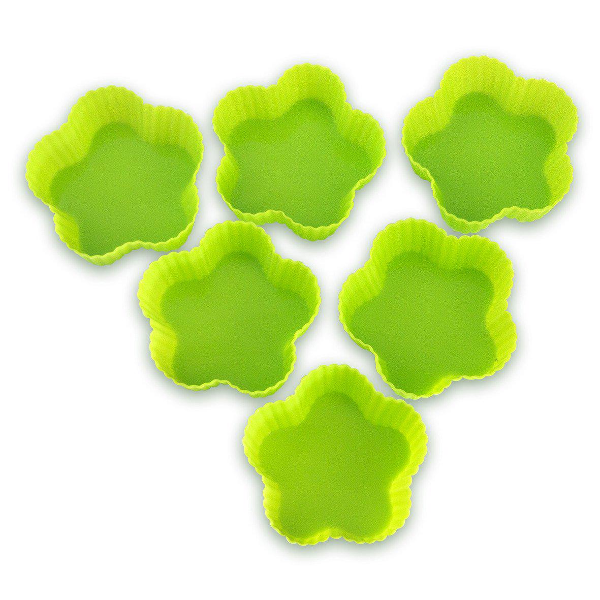 Набор из 6 силиконовых форм Kamille 7x7x3 см (KM-7733)