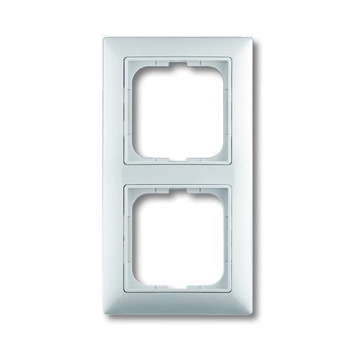 Рамка ABB Basic55 белая 2-ная (2CKA001725A1480)