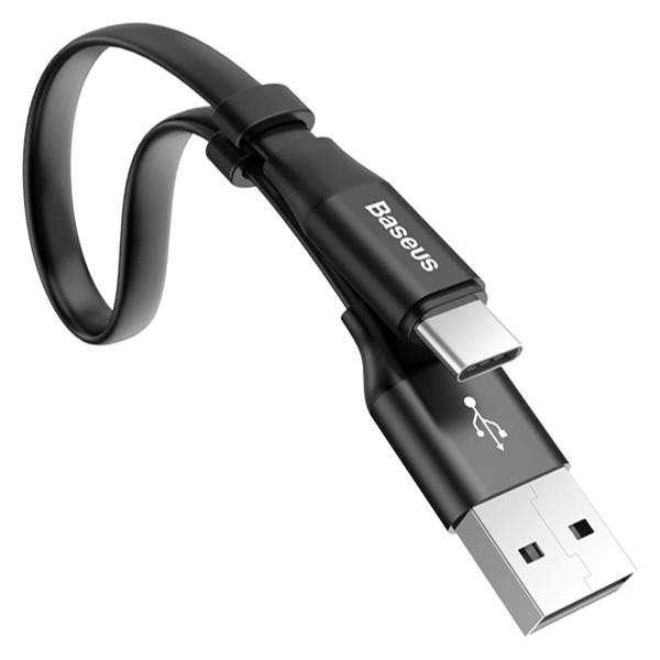 Кабель Baseus CATMBJ-01 Nimble Portable USB Type-C 0,23 м Чорний