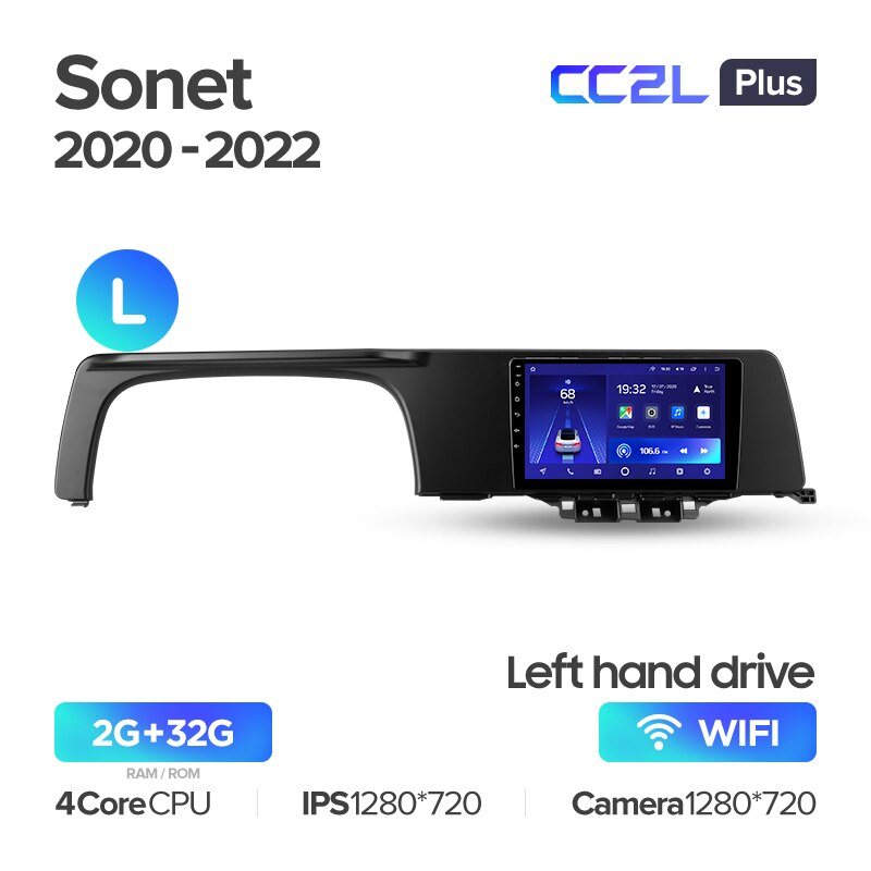 Автомагнітола штатна Teyes CC2L Plus для Kia Sonet 2020-2022 Android 2/32 Гб (1705989427) - фото 2