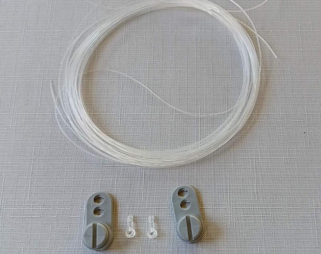 Комплект фиксации на леске для рулонных штор Серый (2499528503) Комплект фиксации на леске для рулонных штор Серый (2499528503)