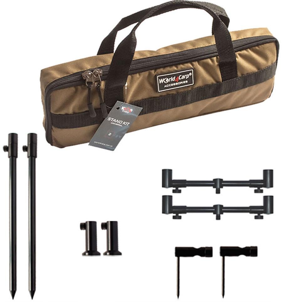 Набор стоек World4Carp Stand Kit Universal 2 с телескопическими буз-барами (w209tele)