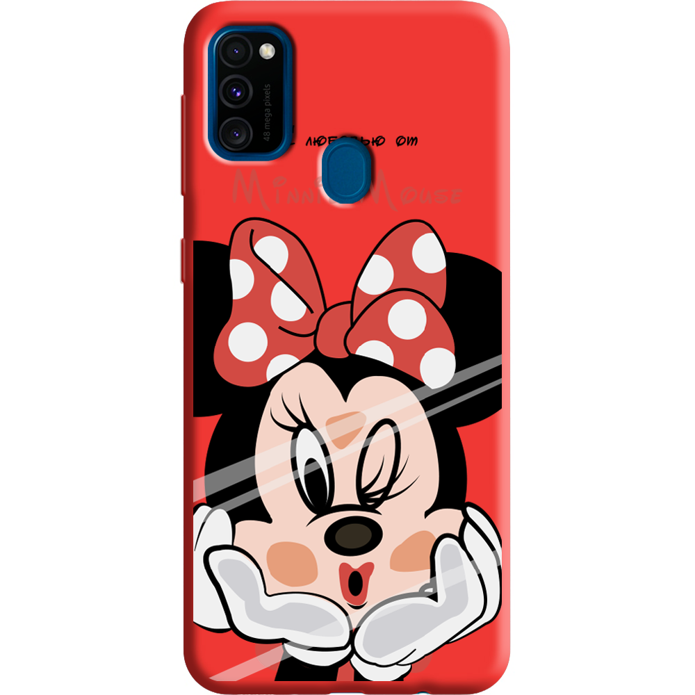 Чехол с рисунком Boxface Samsung M307 Galaxy M30s Lady M Красный силикон (38209-cc59-38660)