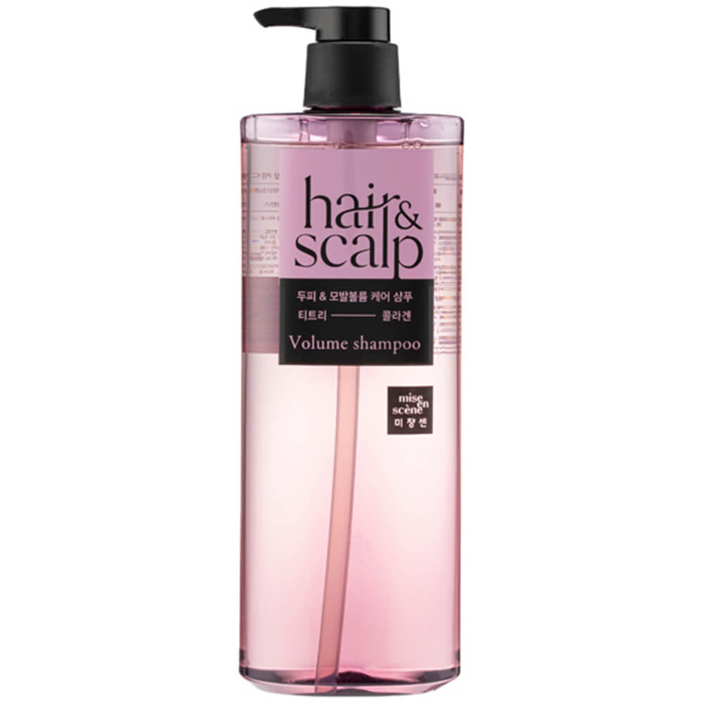 Шампунь MISE EN SCENE Hair&Scalp Volume Shampoo для увеличения объема волос с коллагеном 750 мл (1898056728)