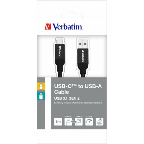 Кабель Verbatim USB-C / USB-А стандарта USB 3.1 (48871) - фото 3