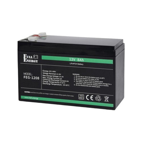Акумуляторна батарея Full Energy FEG-128 12V 8,5 Ah LiFePO4 (30359589)