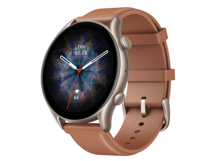 Смарт-годинник Amazfit GTR 3 Pro Brown Leather (28740287) Смарт-годинник Amazfit GTR 3 Pro Brown Leather (28740287)