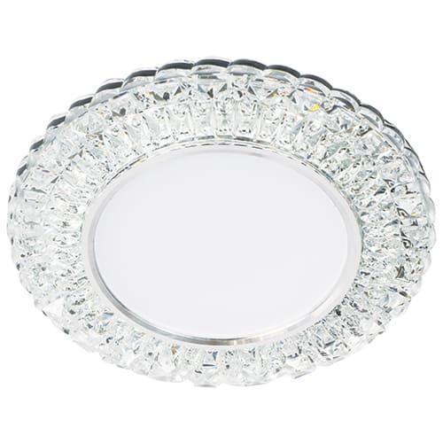 Точковий світильник врізний Feron із підсвіткою 7315 5W 4000K Прозорий 5881 (18051)