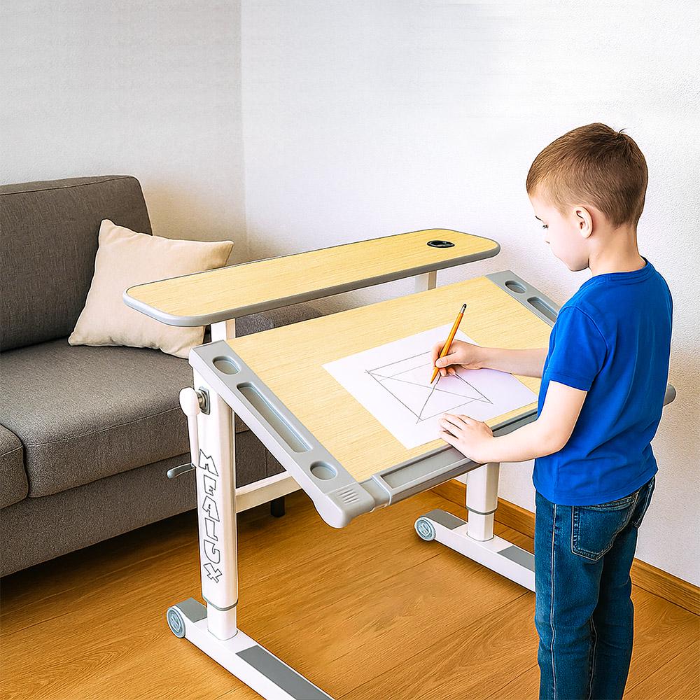 Стіл дитячий Mealux Ergowood L MG Energy Multicolor (BD-810 MG/MC Energy) - фото 2 Стіл дитячий Mealux Ergowood L MG Energy Multicolor (BD-810 MG/MC Energy) - фото 2