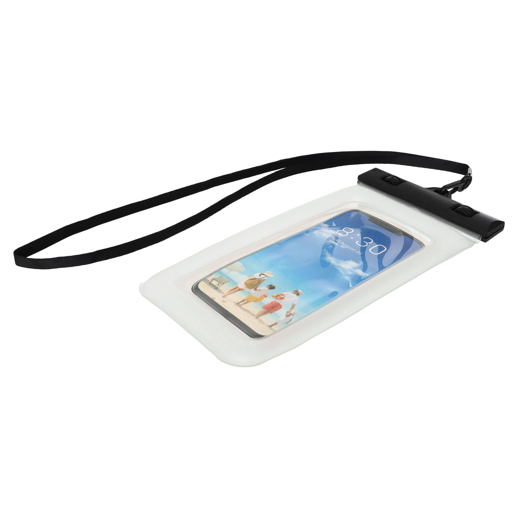 Чохол-гаманець на шию водонепроникний SP-Sport D3850 (TPU, внутрішні розміри-17x9см, чорний) - фото 4 Чохол-гаманець на шию водонепроникний SP-Sport D3850 (TPU, внутрішні розміри-17x9см, чорний) - фото 4