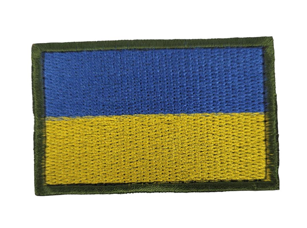 Шеврон Флаг 5х8 см Синий/Желтый (3588527)