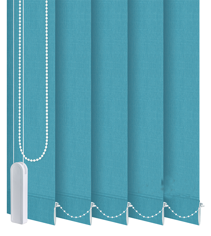 Жалюзи на окно Wenster Itaca 1428 вертикальные 127 мм тканевые 155х180 см Голубой (23620420154)