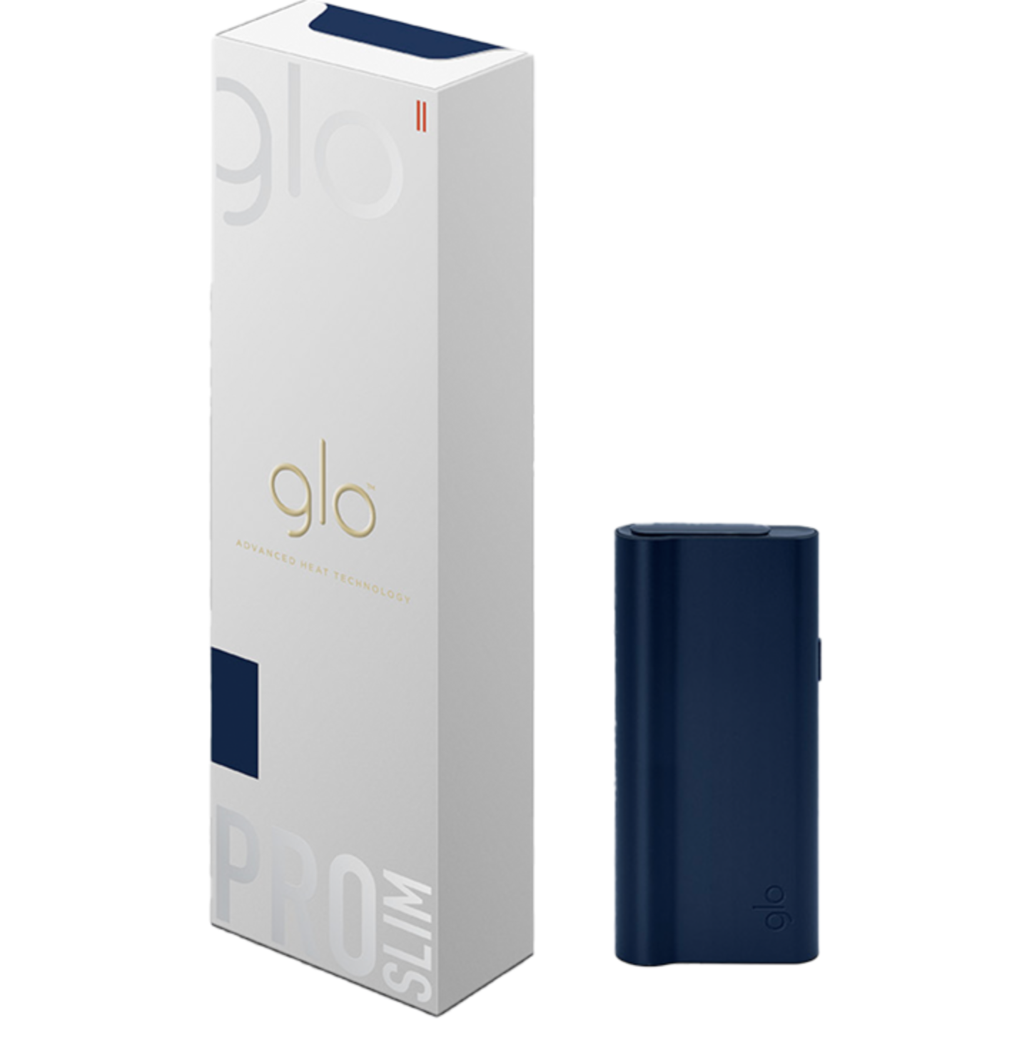 Система нагрівання тютюну Glo PRO SLIM Navy Blue