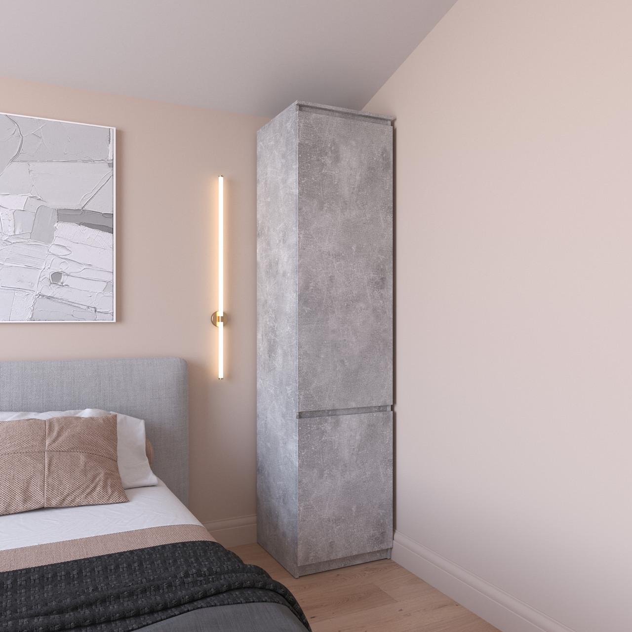 Шафа-пенал Вайс R-22 502х500х2110 мм Бетон (30742640)