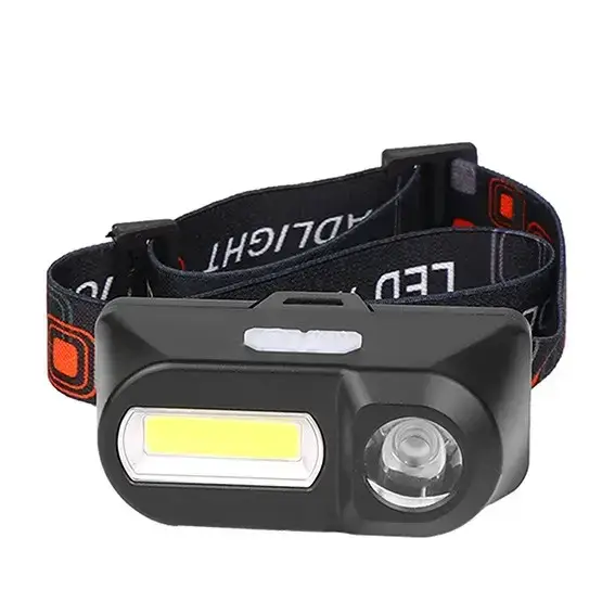 Ліхтар налобний з червоним світлом BL-1804-RED/COB із зарядкою USB (BL-1804-RED)