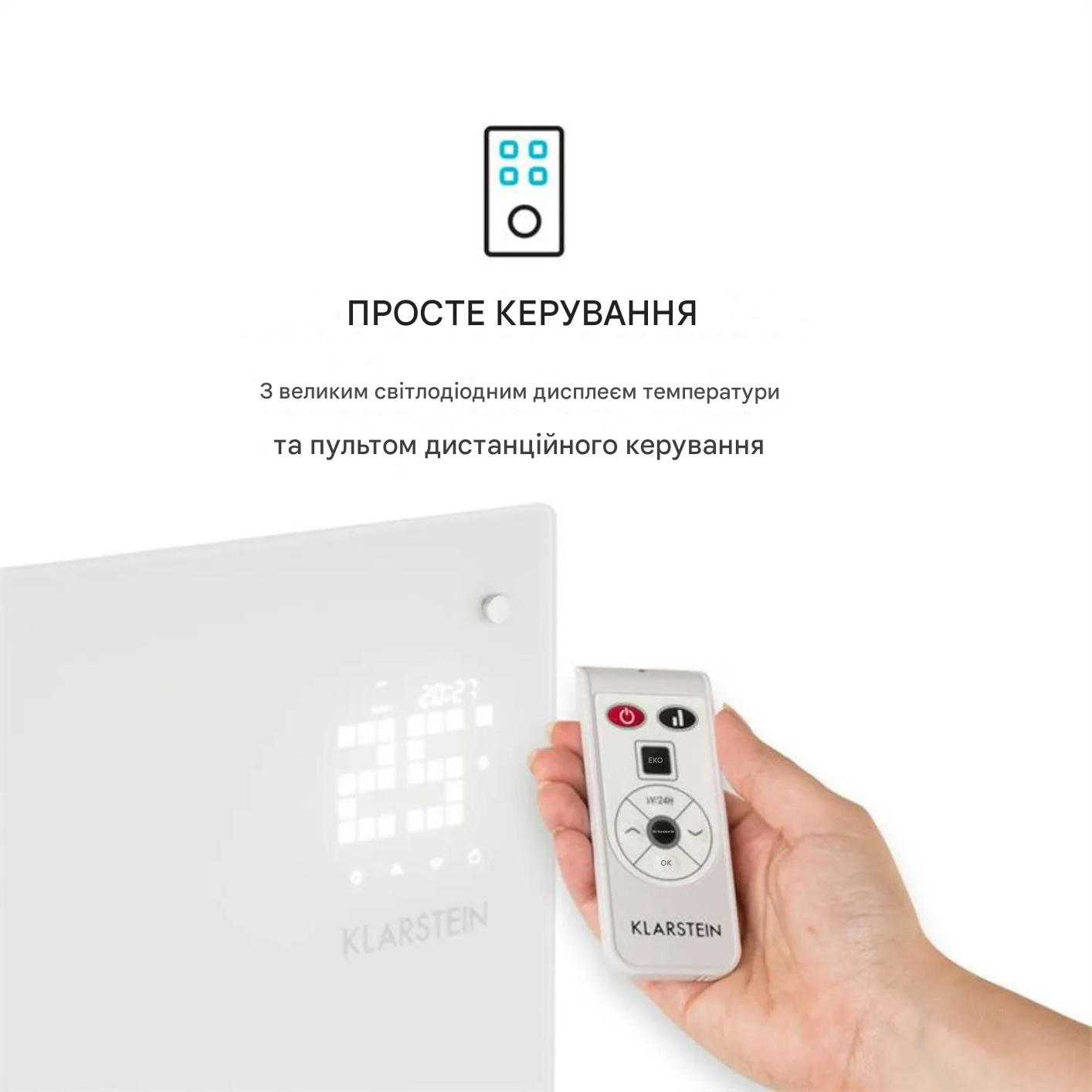 Конвекторний обігрівач KLARSTEIN Bornholm Curved Ambient 2000 Вт (10033062) - фото 5 Конвекторний обігрівач KLARSTEIN Bornholm Curved Ambient 2000 Вт (10033062) - фото 5