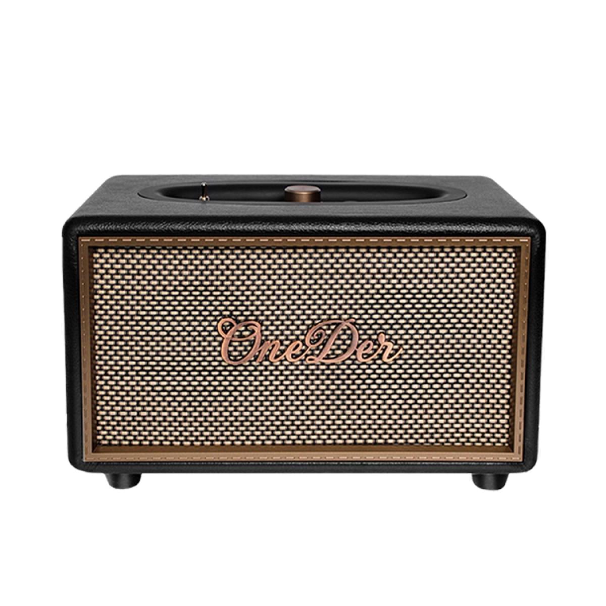 Портативная колонка OneDer D6 BT/TF/USB/AUX 40 Вт Черный (D6B)