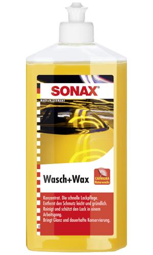 Шампунь для мойки автомобиля с воском 500 мл Sonax Wasch Wax - фото 1