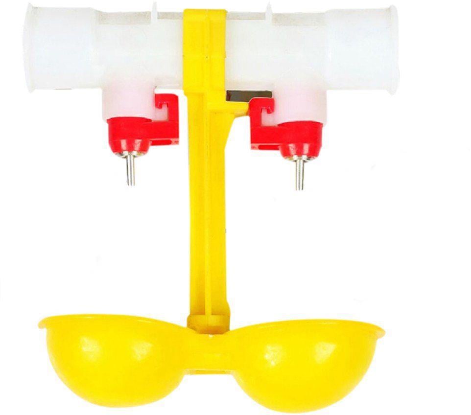 Поилка ниппельная для птиц С21 с двойной чашей (11641)