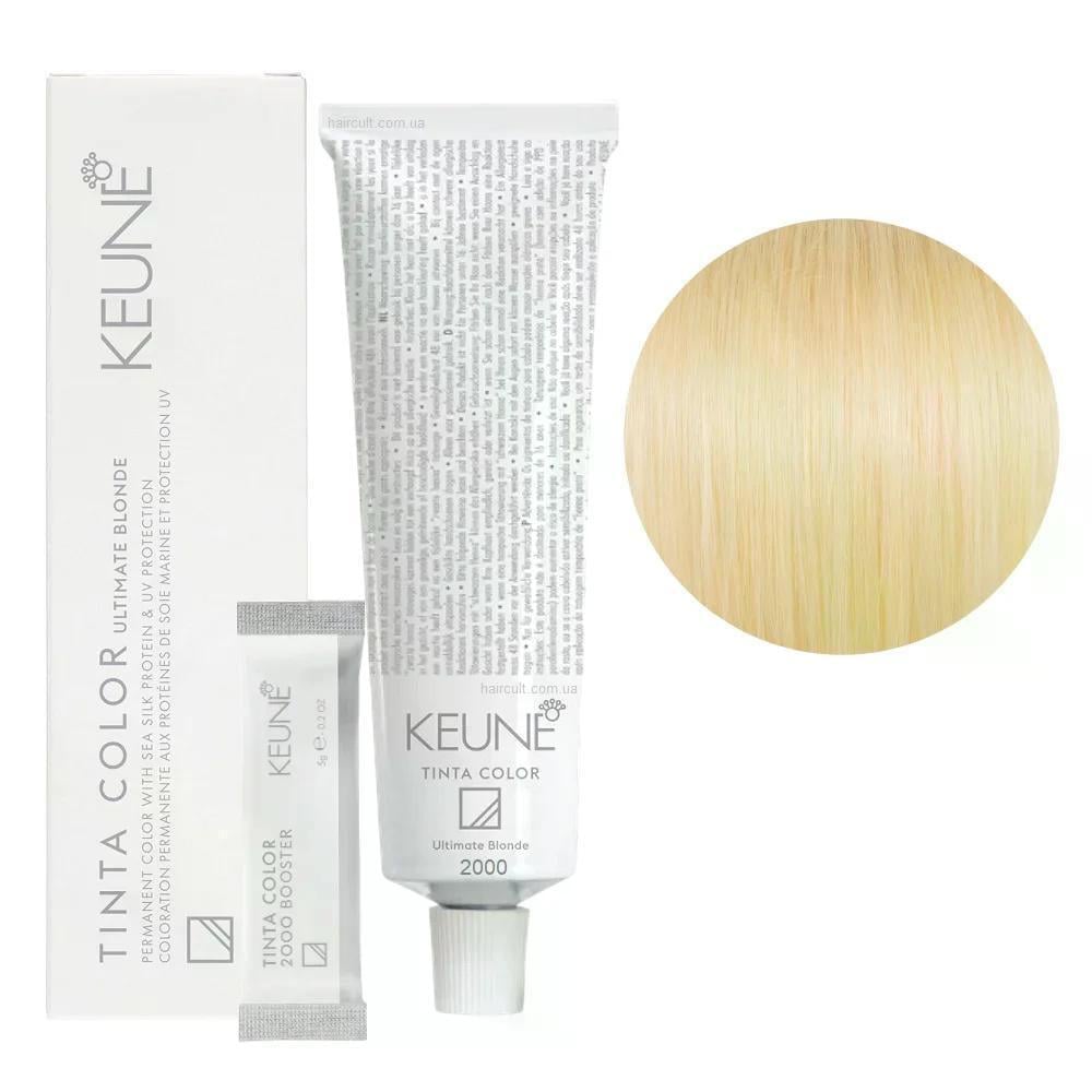 Краска для волос стойкая Keune Tinta Color Ultimate 2000 Super Blonde 60 мл Краска для волос стойкая Keune Tinta Color Ultimate 2000 Super Blonde 60 мл