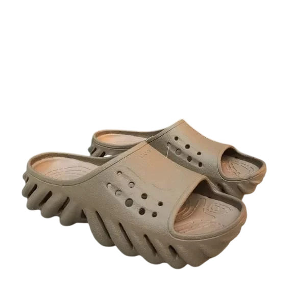 Шльопанці чоловічі Crocs Echo Slide Tumbleweed р. 43-44 Коричневий (14694)