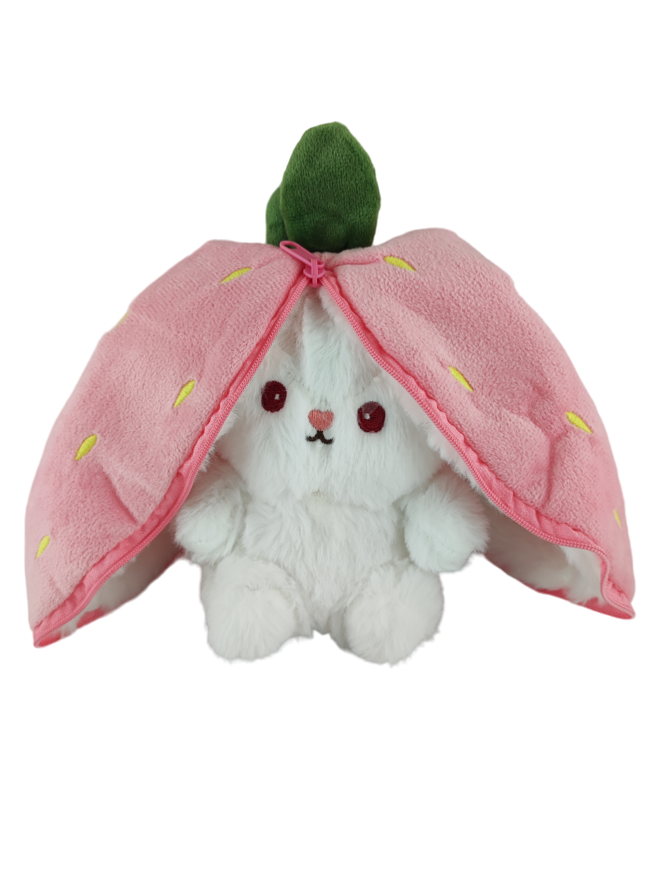 Мягкая игрушка Зайчик в клубничке 19 см (000001)