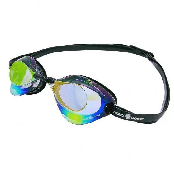 Очки для плавания Mad Wave TURBO RACER II RAINBOW M045806 стартовые Фиолетовый/Зеленый (6936116102487) Очки для плавания Mad Wave TURBO RACER II RAINBOW M045806 стартовые Фиолетовый/Зеленый (6936116102487)
