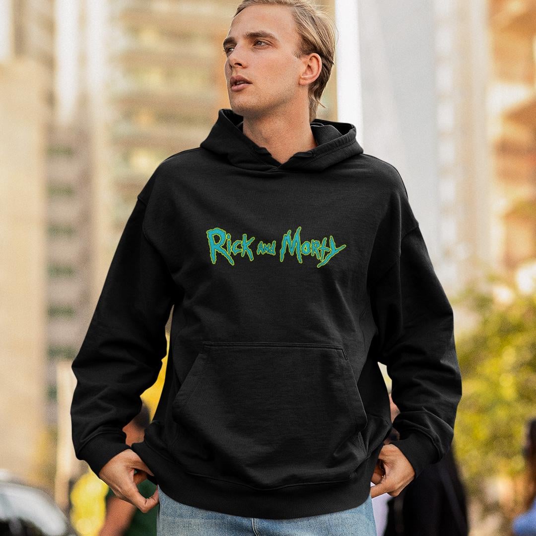 Худи флисовый унисекс Rick And Morty Planet XS Черный (00000004297)