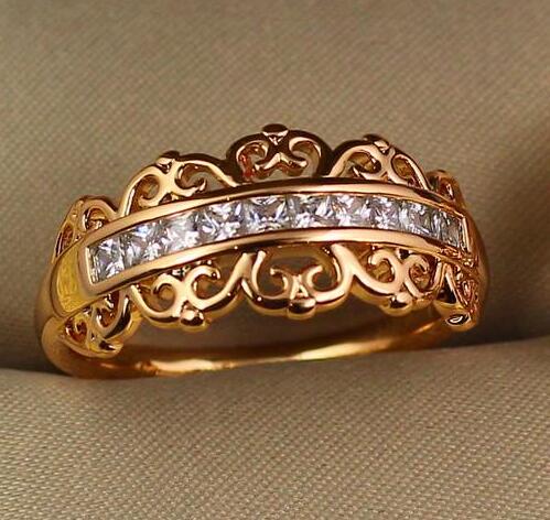 Кольцо Xuping Jewelry Зимний дворец р. 16 Золотистый Кольцо Xuping Jewelry Зимний дворец р. 16 Золотистый