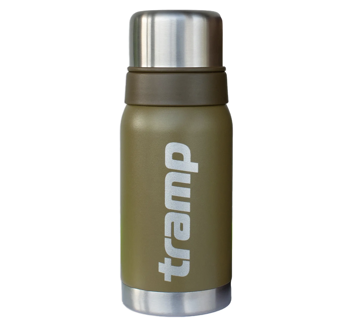 Термос для напитков Tramp expeditio с нержавейки держит 24 ч. 0,5 л (TRC-030-olive) - фото 1