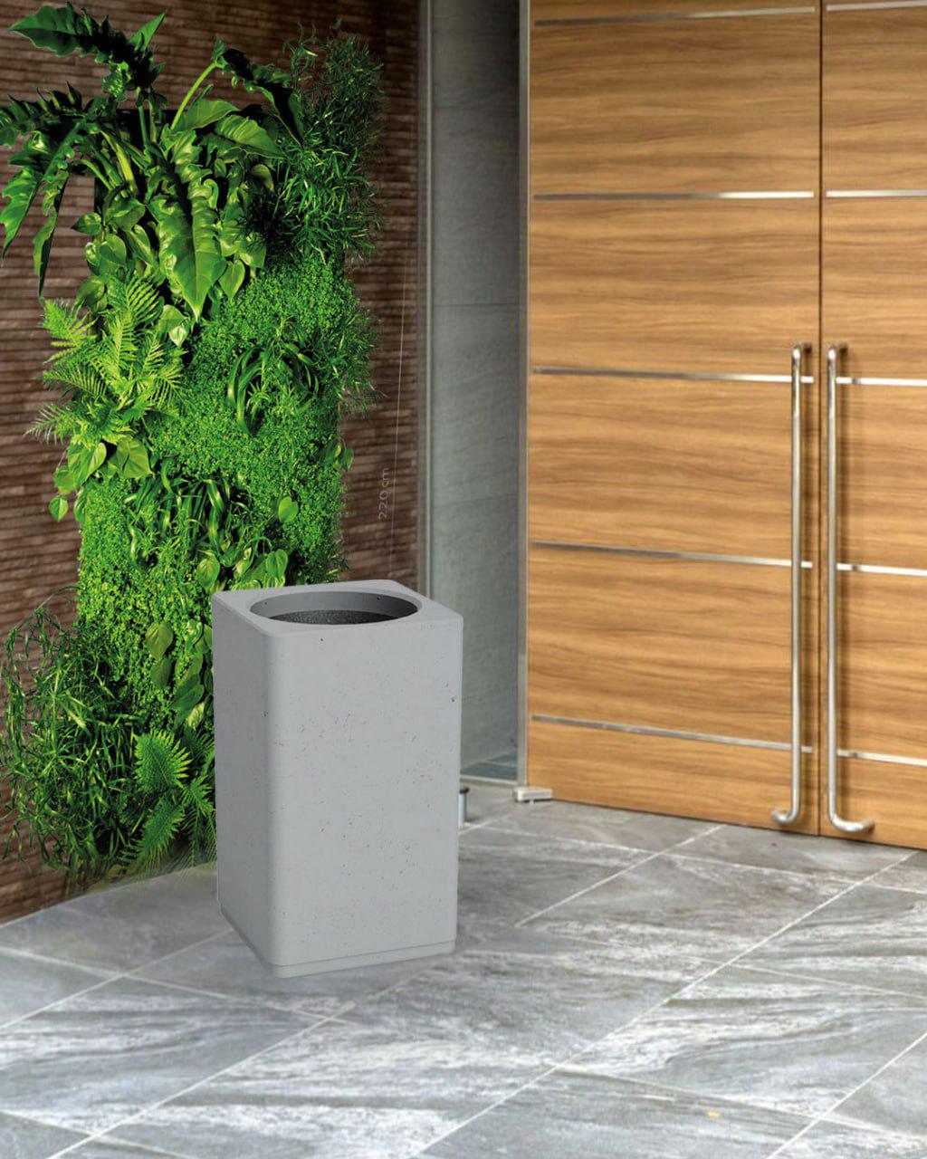 Урна бетонна Міцно Фортіс 800х450х450 мм Сірий (30628) - фото 2 Урна бетонна Міцно Фортіс 800х450х450 мм Сірий (30628) - фото 2