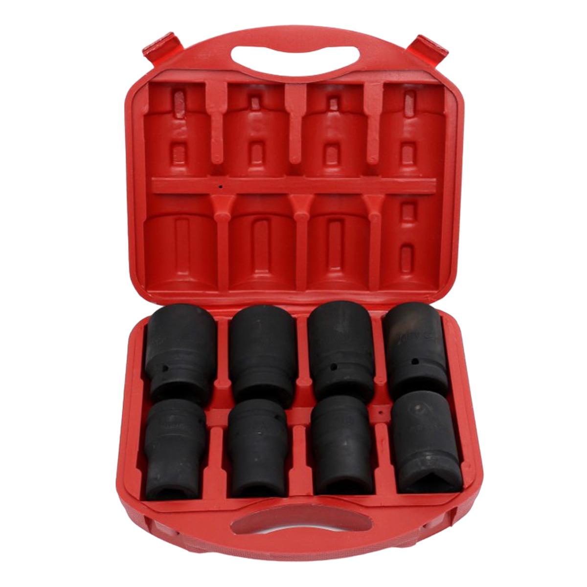 Головки торцевые/ударные Kraft&Dele KD10216 в пластиковом чемодане 8 шт.