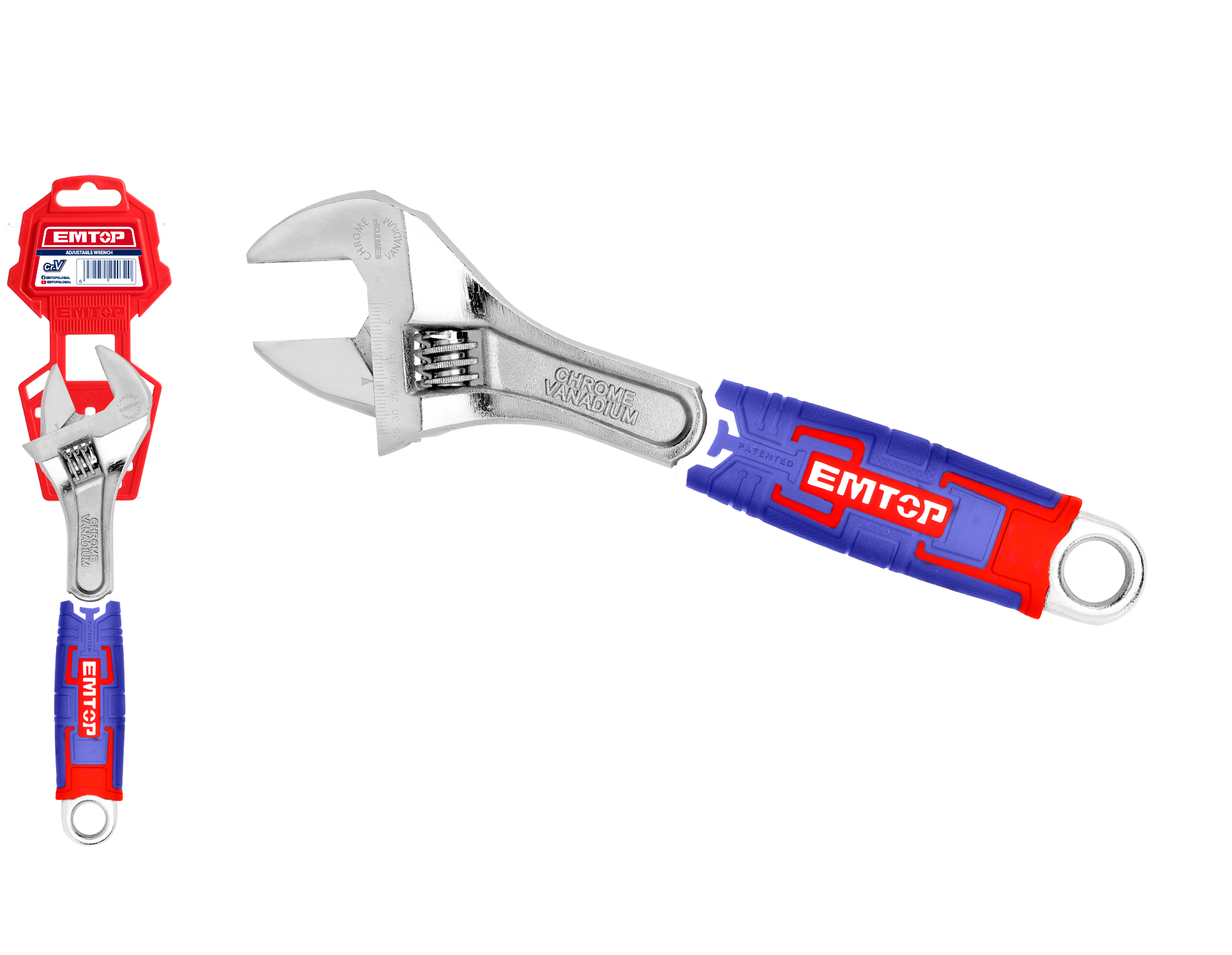 Ключ разводной EMTOP EAWH130801