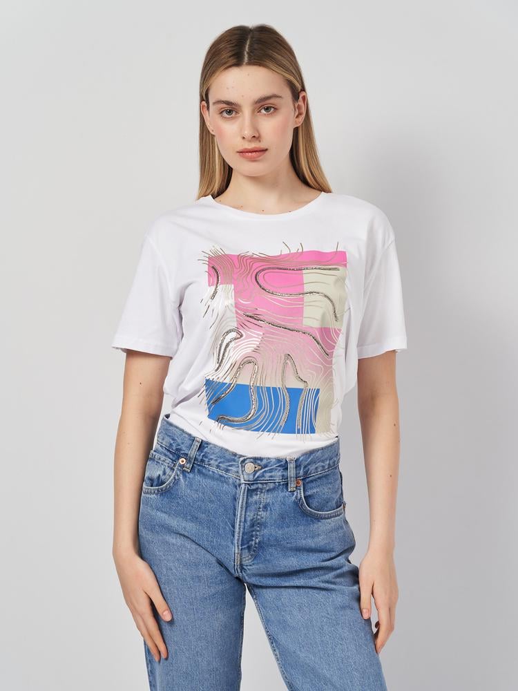 Футболка Olivia 2378x01 женская S\M Белый (188691-1)