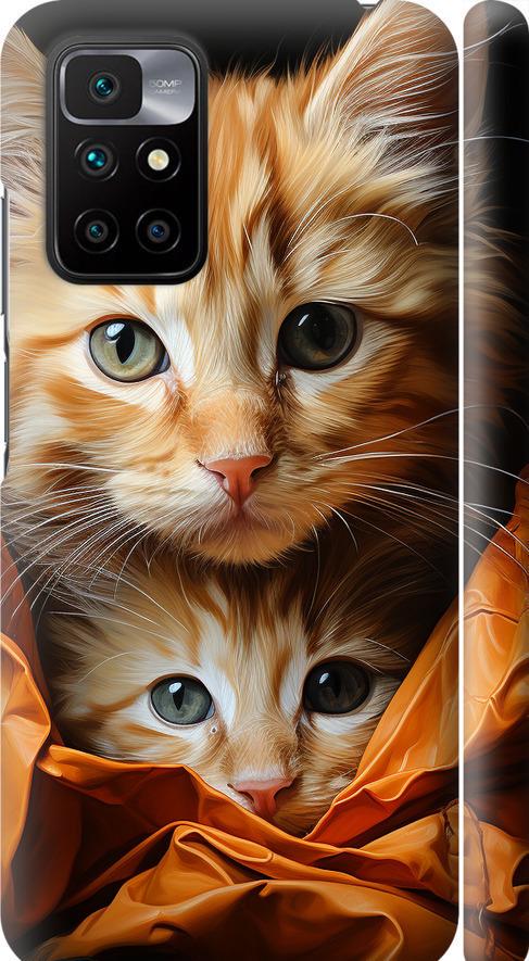Чехол на Xiaomi Redmi 10 Котики 2 (5664m-2488-42517)