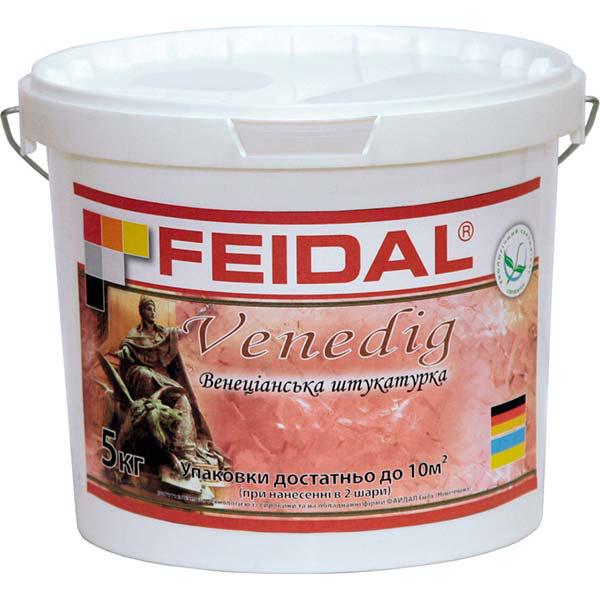 Штукатурка декоративна акрилова Feidal Venedigputz біла ефект мармуру 5 кг (1815862643)