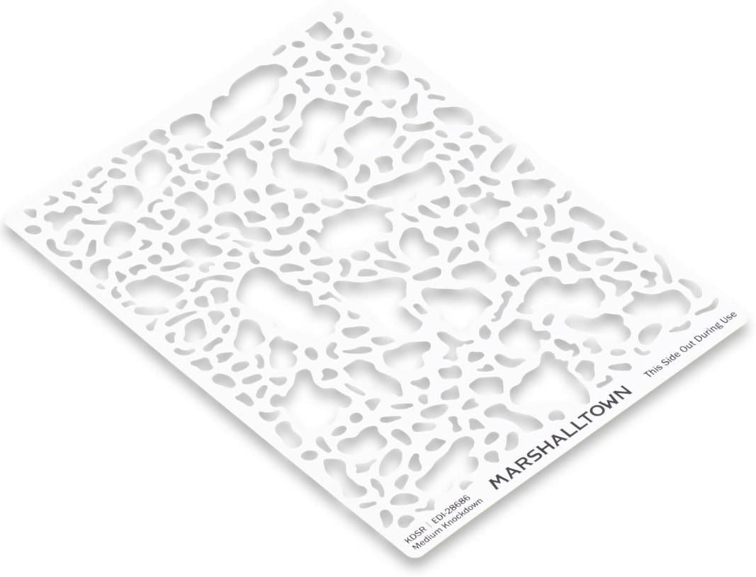 Пластиковий трафарет Marshalltown Texture Stencil для текстурних поверхонь 216х298 мм Пластиковий трафарет Marshalltown Texture Stencil для текстурних поверхонь 216х298 мм