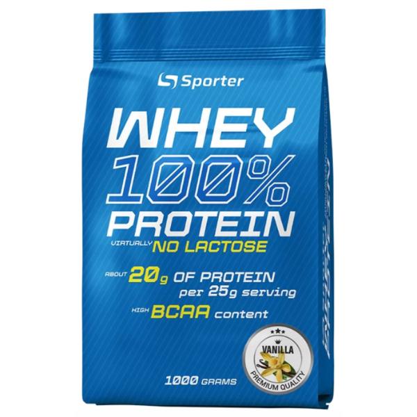 Протеин Sporter Whey 100% Protein Lactose Free 1000 г 40 порций Vanilla (000023827)