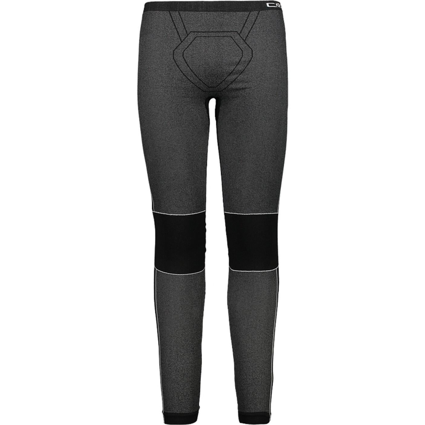 Термобілизна штани CMP MAN SEAMLESS LONG PANT XL-2XL Темно-сіро-чорний (3Y97802-U901)