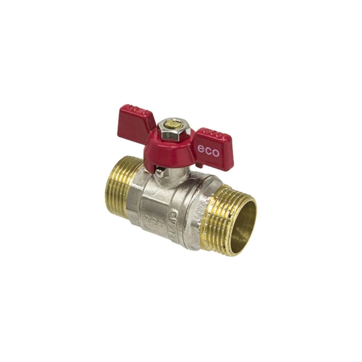 Кран шаровой бабочка ЭКО PN20 НН 3/4 EKB-222 (SW-45760)