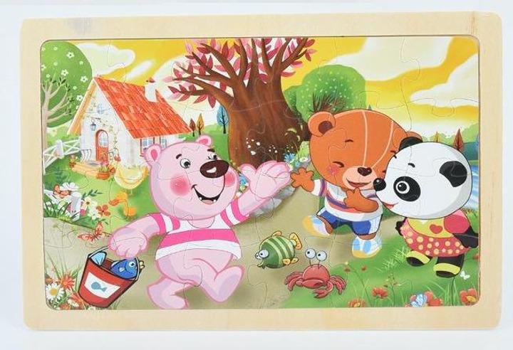 Игрушка деревянна HOME пазлы (MD 1535)