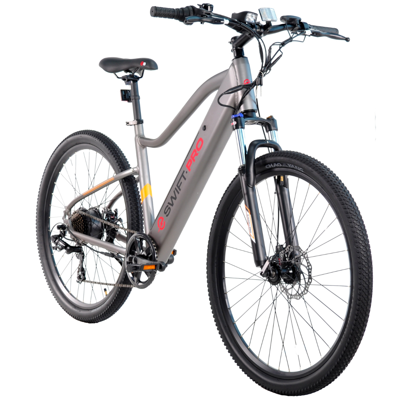 Велосипед с электроприводом Ardis SWIFT.PRO 27,5" MTB AL "EHIM011" рама-17" 36B 10Ахч-35 км запас хода 350 Вт Серый