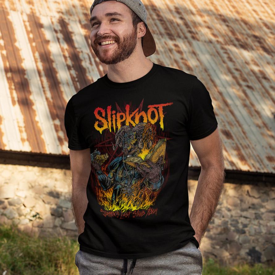 Футболка унисекс Slipknot Summers Last Stand Tour 4XL Черный (0000009951)