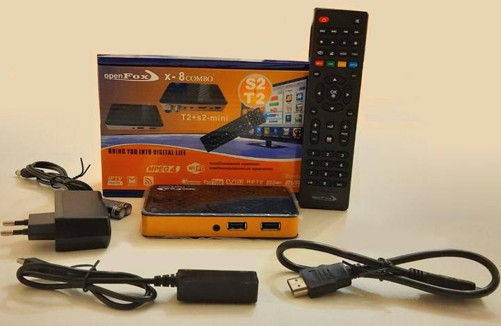 Ресивер спутниковый комбинированный Т2+ OpenFox X8 COMBO HD
