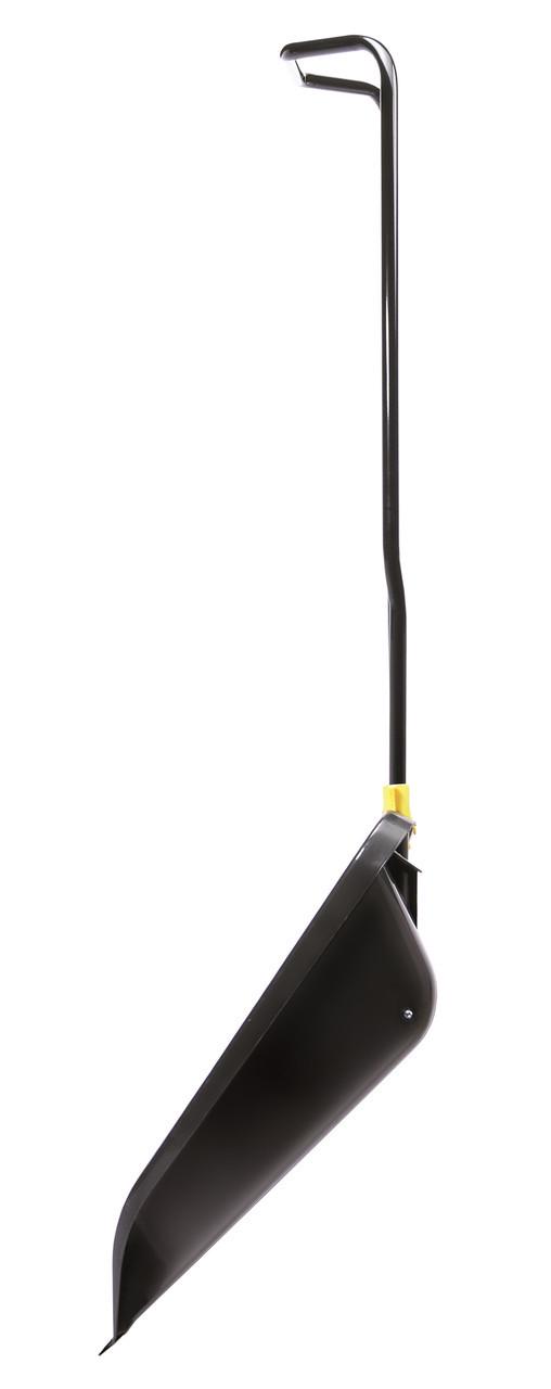 Лопата-ковш скрепер для снега Prosperplast Snow Monster с пластмассовым ковшом 74,5х135 см Черный (CNT00011735) - фото 3