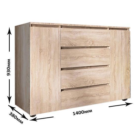 Спальна дитяча Еверест Лайт-4 комплект Дуб сонома (EVR-20812.03) - фото 3