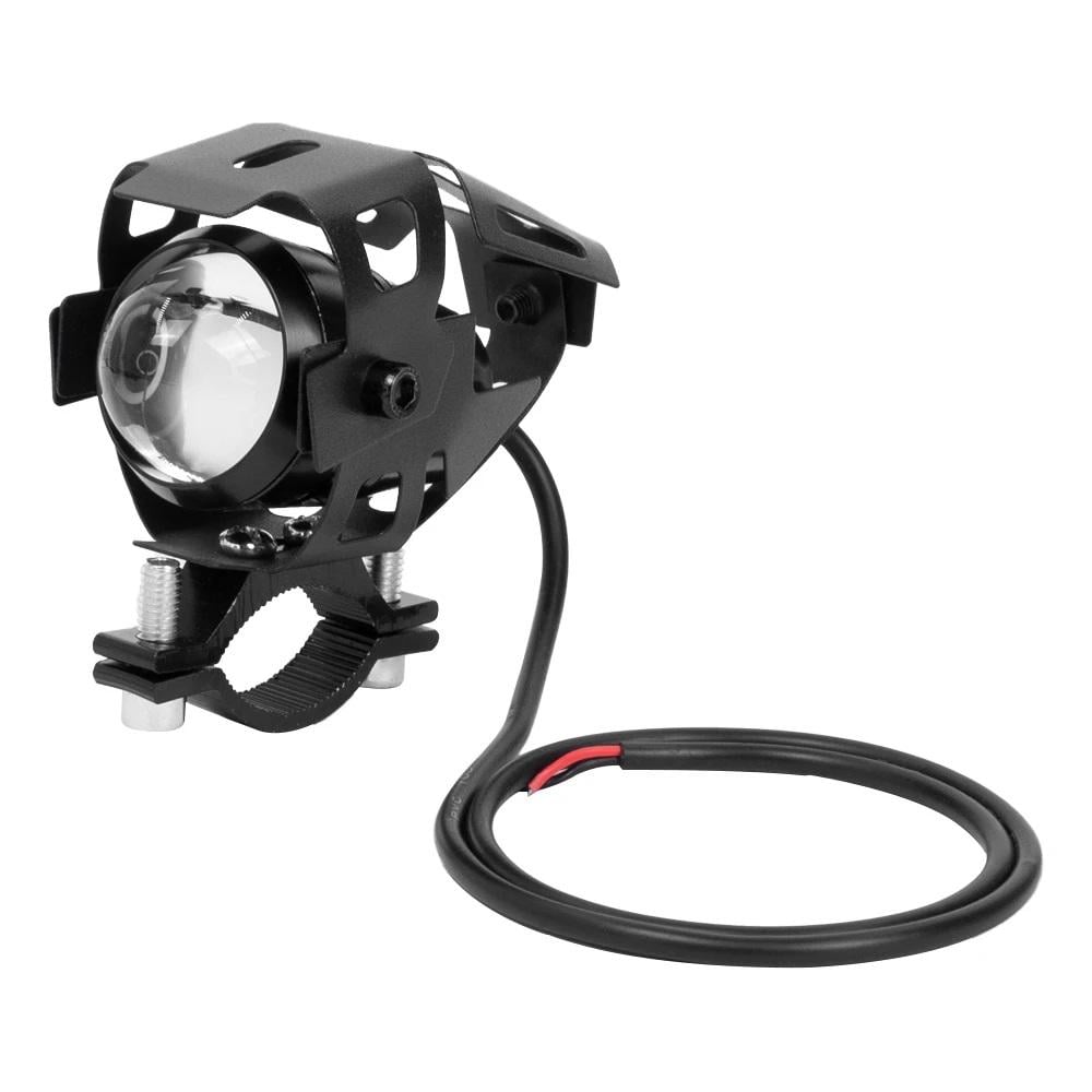 Передняя фара для электросамоката Kugoo M4/M4 Pro LED фара с кронштейном металлический корпус (00-00028615)