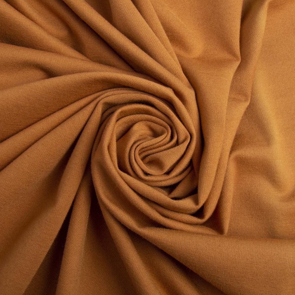 Ткань трикотаж Прага V-53 525 гр/м2 Рыжий (23413)